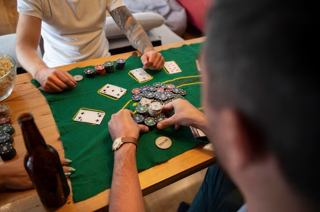 A high-quality view of live-dealer baccarat table setup on nomor hoki